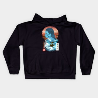 Ukiyo E Waterbender Kids Hoodie